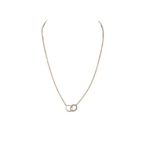 Pre-owned Rose Gold necklaces Cartier Vintage , Yellow , Dames