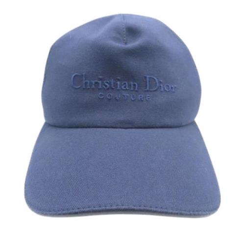 Pre-owned Cotton hats Dior Vintage , Blue , Heren