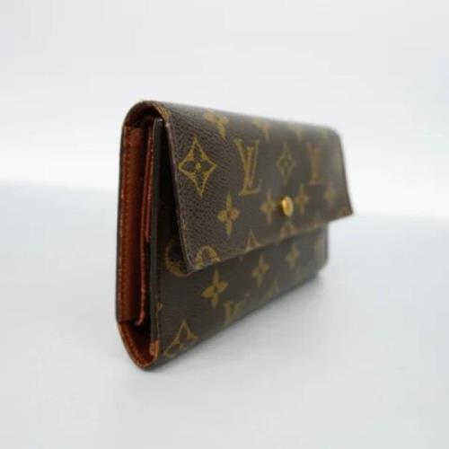 Pre-owned Fabric wallets Louis Vuitton Vintage , Brown , Dames