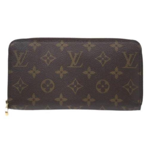 Pre-owned Canvas wallets Louis Vuitton Vintage , Brown , Dames