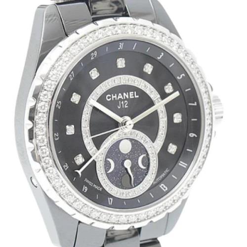 Pre-owned Fabric watches Chanel Vintage , Black , Heren