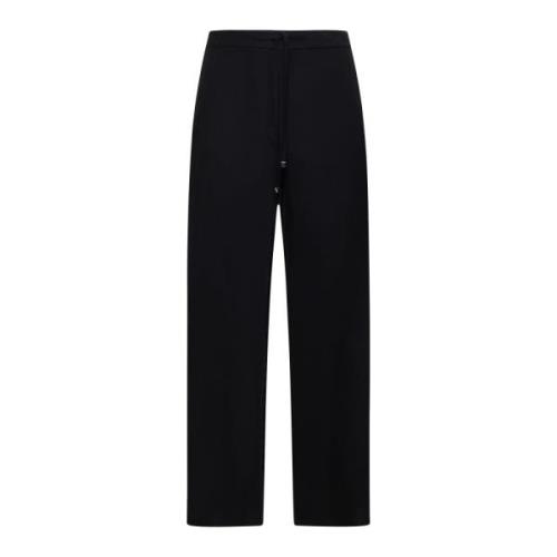 Floria Zwarte Wollen Broek Max Mara , Black , Dames