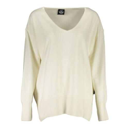 Eco V-Neck Sweater North Sails , Beige , Dames