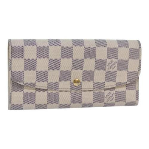 Pre-owned Canvas wallets Louis Vuitton Vintage , White , Dames