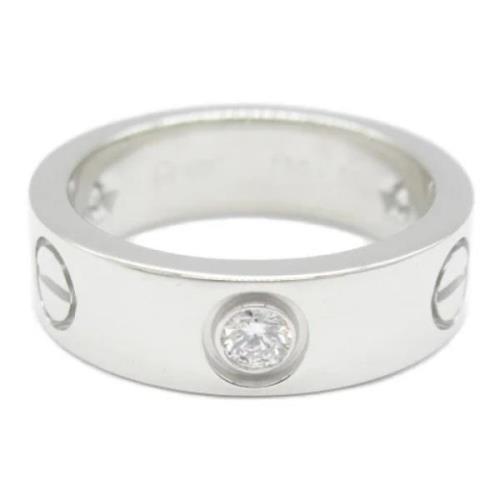 Pre-owned White Gold rings Cartier Vintage , Gray , Dames