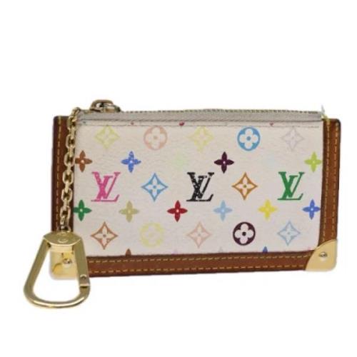 Pre-owned Canvas wallets Louis Vuitton Vintage , White , Dames