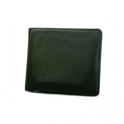 Pre-owned Fabric wallets Louis Vuitton Vintage , Green , Dames