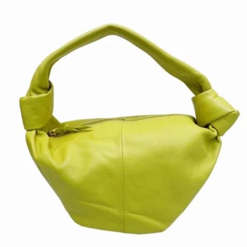 Pre-owned Leather handbags Bottega Veneta Vintage , Green , Dames