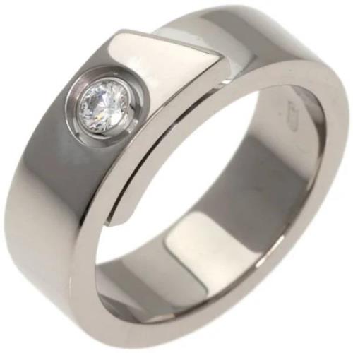 Pre-owned White Gold rings Cartier Vintage , Gray , Dames