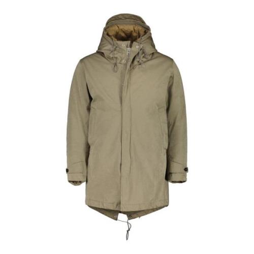 Kern Parka in Walnoot Ten C , Beige , Heren