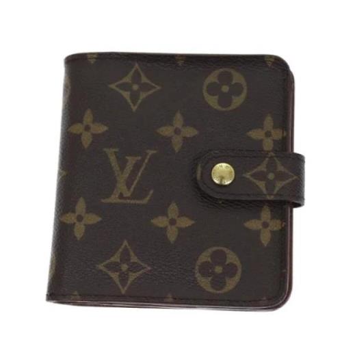 Pre-owned Canvas wallets Louis Vuitton Vintage , Brown , Dames