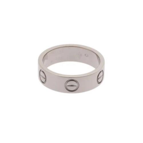 Pre-owned White Gold rings Cartier Vintage , Gray , Dames