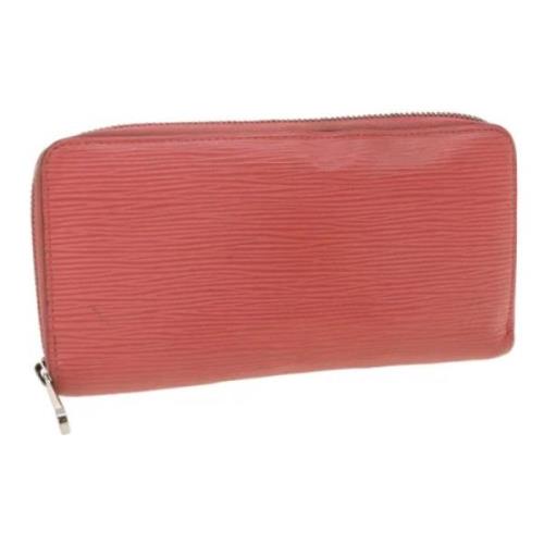 Pre-owned Leather wallets Louis Vuitton Vintage , Pink , Dames