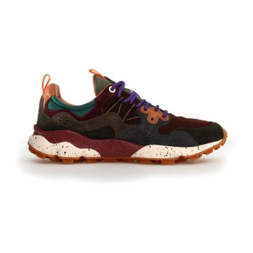 Bruine Sneakers Urban Stijl Aw24 Flower Mountain , Multicolor , Heren