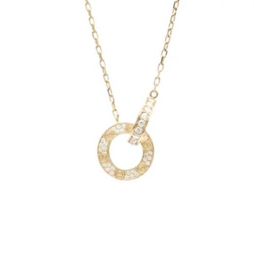 Pre-owned Rose Gold necklaces Cartier Vintage , Yellow , Dames