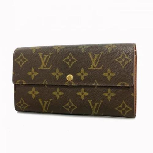 Pre-owned Fabric wallets Louis Vuitton Vintage , Brown , Dames