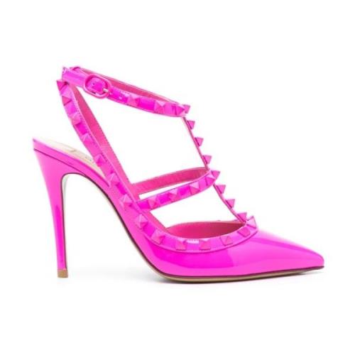 Fuchsia Hak Sandalen Valentino Garavani , Pink , Dames