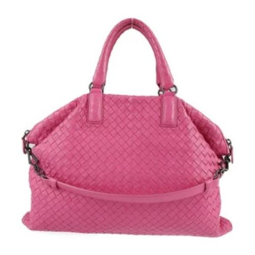 Pre-owned Leather handbags Bottega Veneta Vintage , Pink , Dames