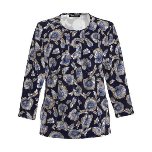 Lange Mouw Blouse Shirt Frank Walder , Blue , Dames