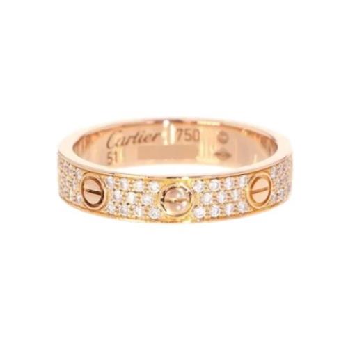 Pre-owned Rose Gold rings Cartier Vintage , Yellow , Dames