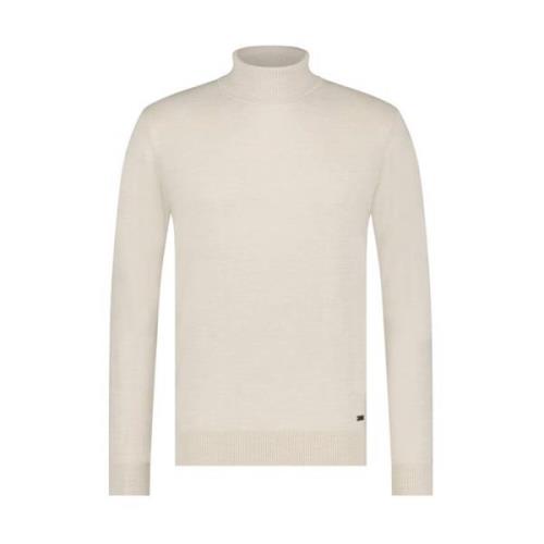 Rollneck Pullover in Marine Born With Appetite , Beige , Heren