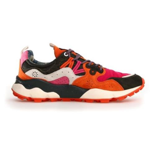 Suède Sneakers met Rubberen Zool Flower Mountain , Multicolor , Dames