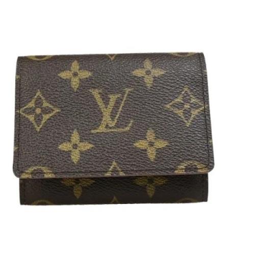 Pre-owned Canvas wallets Louis Vuitton Vintage , Brown , Dames