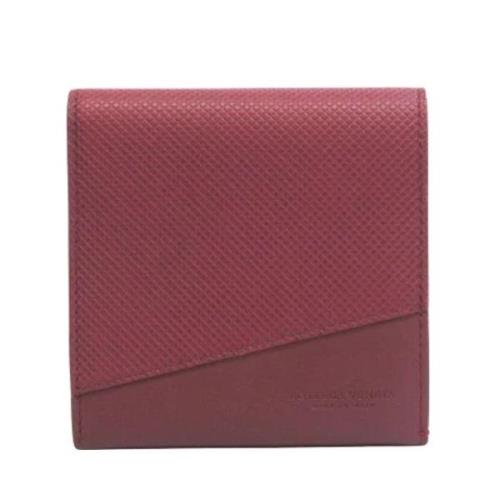 Pre-owned Leather wallets Bottega Veneta Vintage , Red , Dames