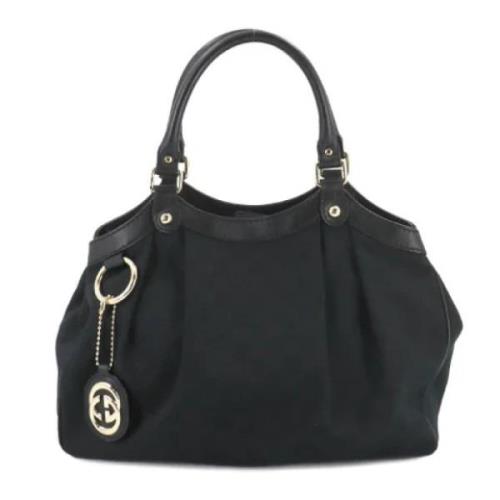 Pre-owned Canvas gucci-bags Gucci Vintage , Black , Dames