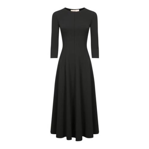 Zwarte Elegante Jurk voor Vrouwen Blanca Vita , Black , Dames