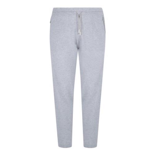 Luxe Kasjmier Broek Licht Ivoor Grijs Eleventy , Gray , Heren