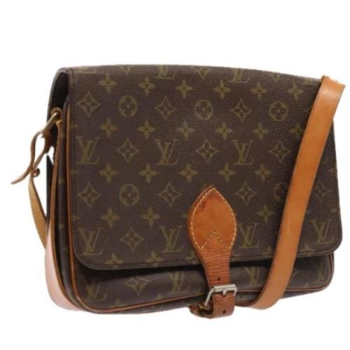 Pre-owned Canvas louis-vuitton-bags Louis Vuitton Vintage , Brown , Da...