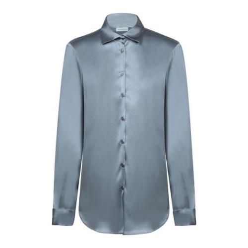 Blauw Shirt Damesmode Stijl Blanca Vita , Blue , Dames