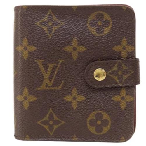 Pre-owned Canvas wallets Louis Vuitton Vintage , Brown , Dames