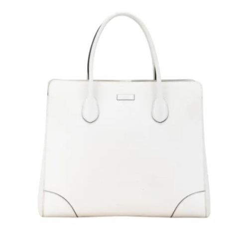 Pre-owned Canvas gucci-bags Gucci Vintage , White , Dames