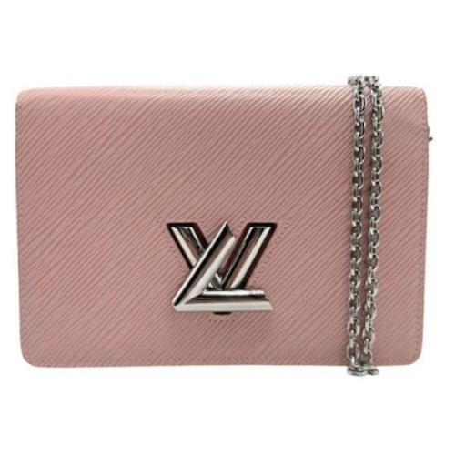 Pre-owned Leather wallets Louis Vuitton Vintage , Pink , Dames