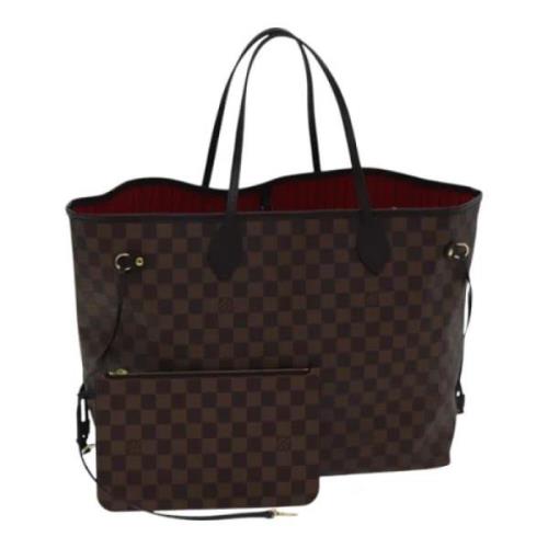 Pre-owned Canvas totes Louis Vuitton Vintage , Brown , Dames