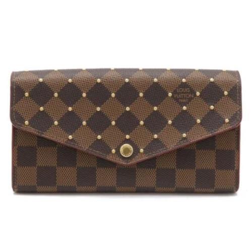 Pre-owned Fabric wallets Louis Vuitton Vintage , Brown , Dames