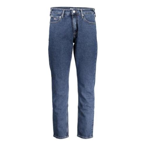 Blauwe katoenen jeansbroek Tommy Hilfiger , Blue , Heren