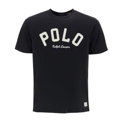 Logo T-shirt Klassieke Pasvorm Ronde Hals Polo Ralph Lauren , Black , ...