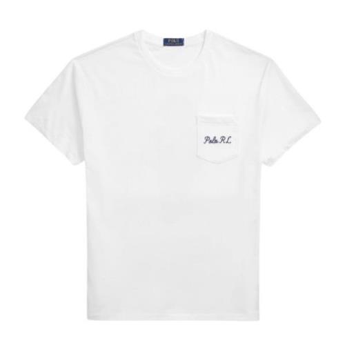 Polo Varsity Zakbeer T-shirt Wit-S Ralph Lauren , White , Heren