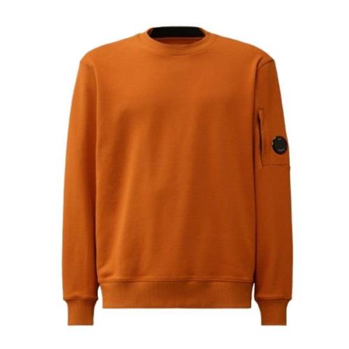 Lens Detail Bruine Sweater C.p. Company , Brown , Heren