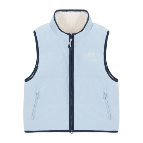 Lichtblauwe Omkeerbare Damesvest Duvetica , Blue , Dames