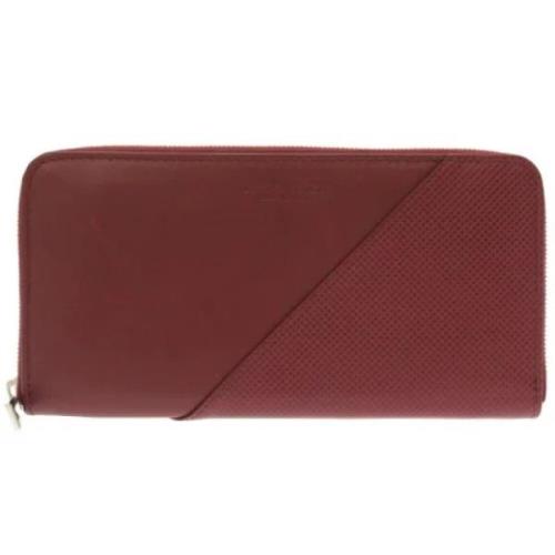 Pre-owned Leather wallets Bottega Veneta Vintage , Red , Dames