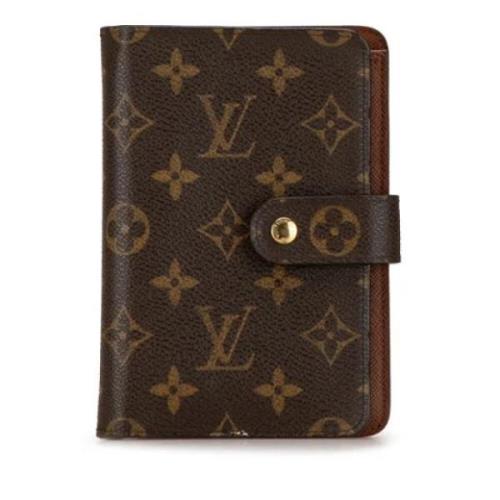 Pre-owned Canvas wallets Louis Vuitton Vintage , Brown , Dames