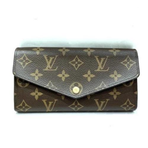 Pre-owned Canvas wallets Louis Vuitton Vintage , Brown , Dames