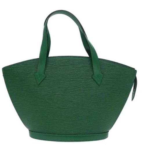 Pre-owned Leather louis-vuitton-bags Louis Vuitton Vintage , Green , D...