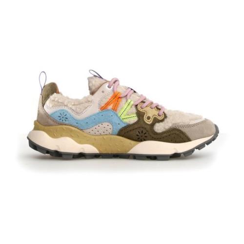 Beige Sneakers Yamano 3 Flower Mountain , Multicolor , Dames