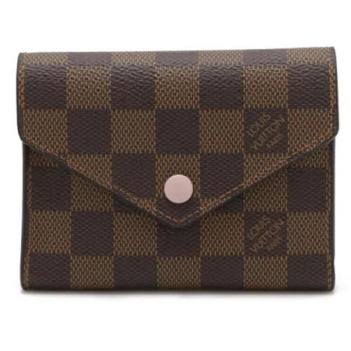 Pre-owned Fabric wallets Louis Vuitton Vintage , Brown , Dames