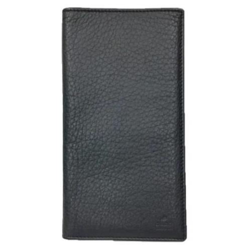 Pre-owned Leather wallets Gucci Vintage , Black , Dames